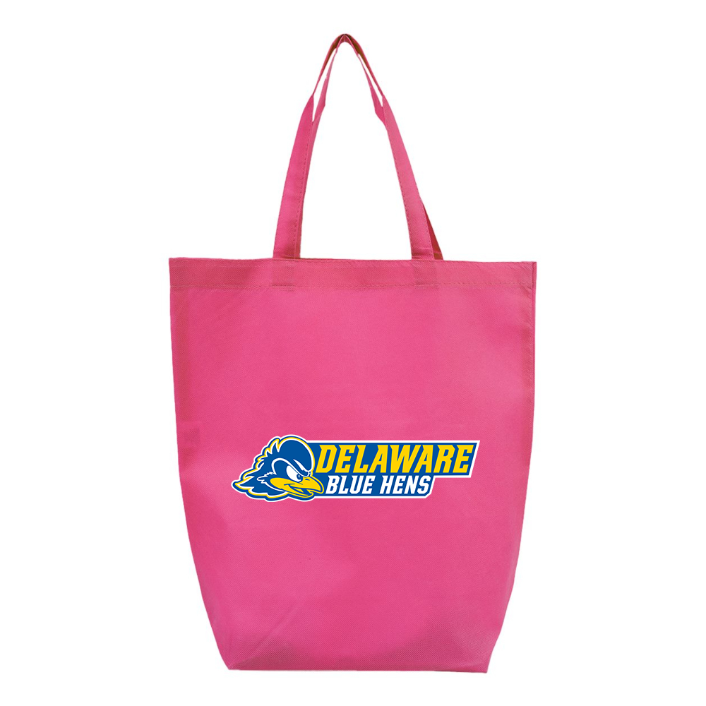 Delaware Blue Hens Q-Tees Non-Woven Gusset Bottom Tote