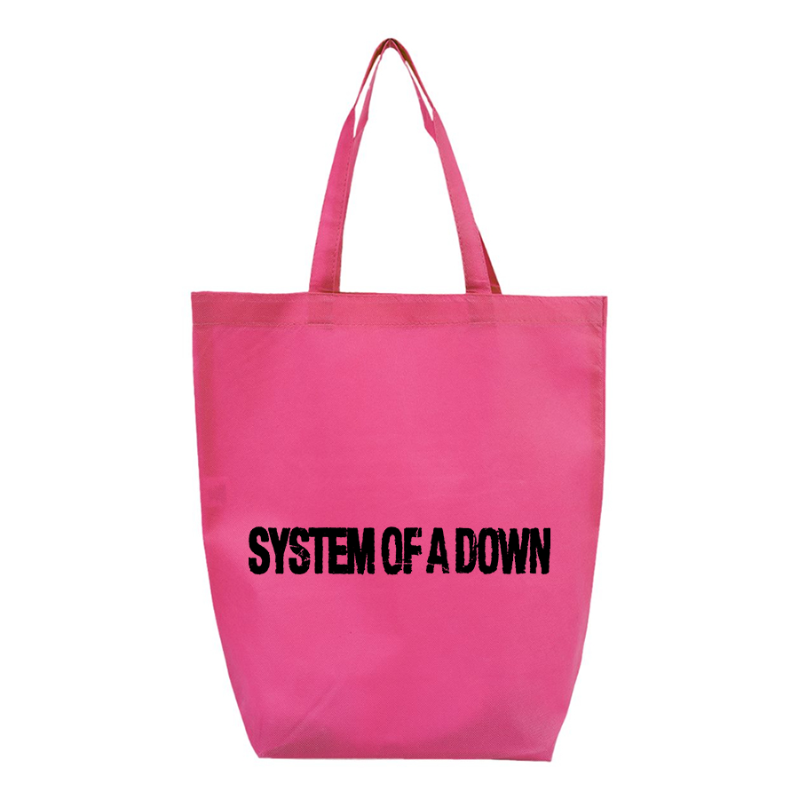 System Of A Down  Q-Tees Non-Woven Gusset Bottom Tote