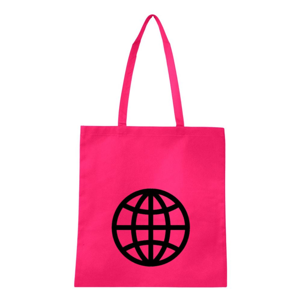 Internet Globe  Q-Tees Non-Woven  Tote