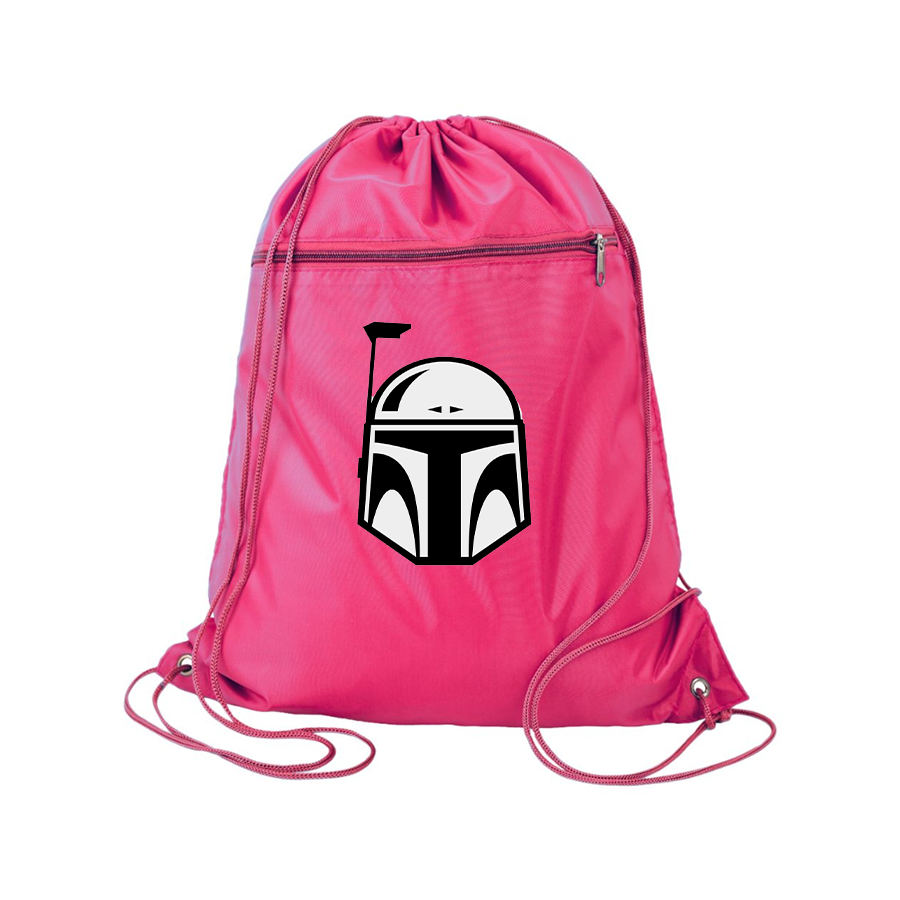 Star Wars Boba Fett Helmet Q-Tees - Polyester Cinchpack