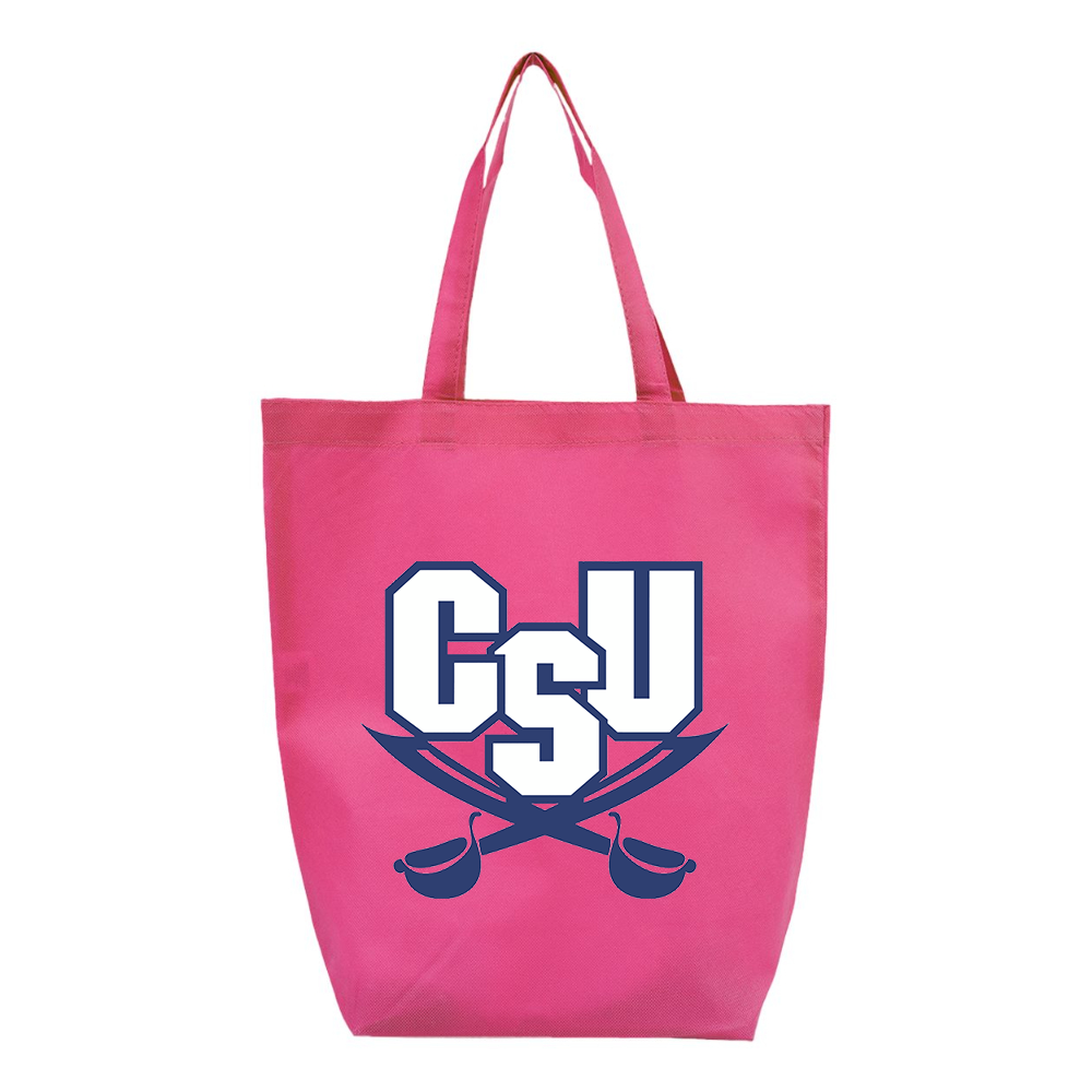 CSU Buccaneers   Q-Tees Non-Woven Gusset Bottom Tote