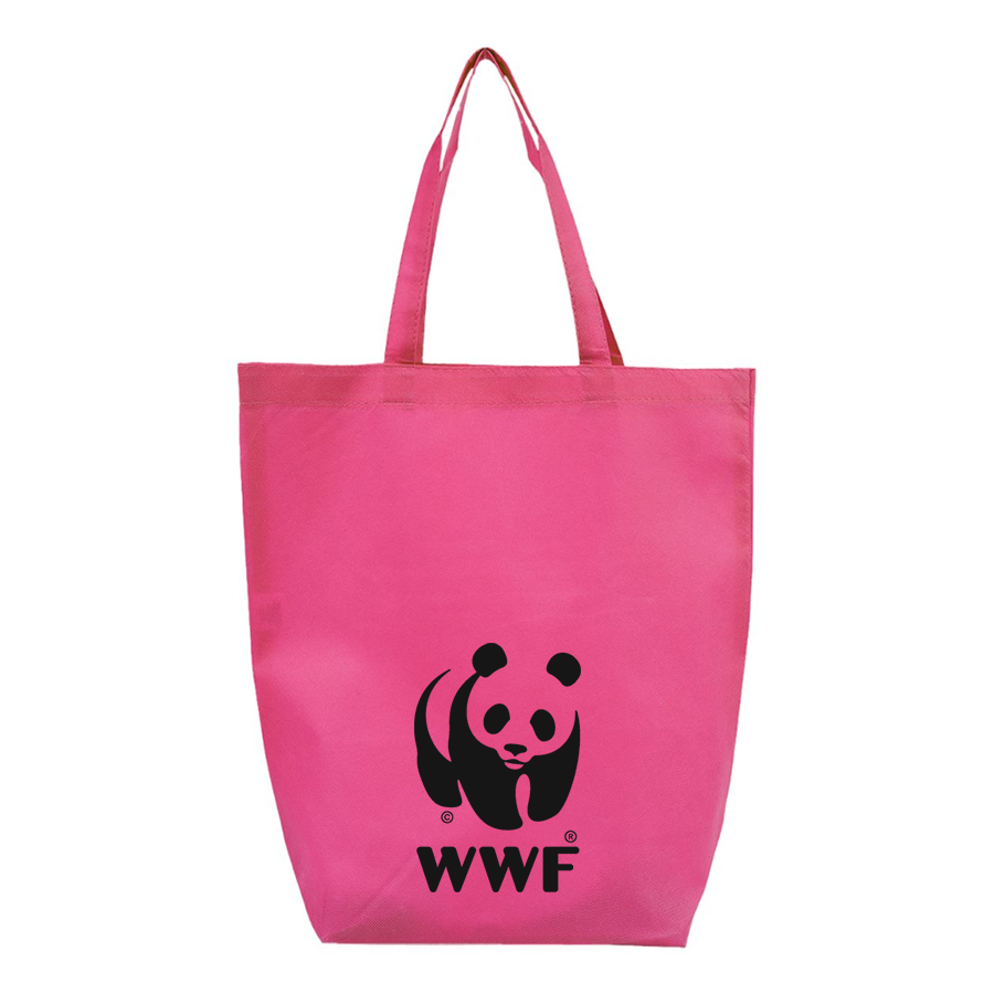 WWF Q-Tees Non-Woven Gusset Bottom Tote