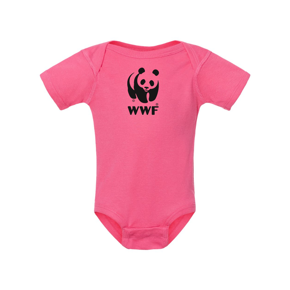 WWF  Rabbit Skins Infant Baby Rib Bodysuit