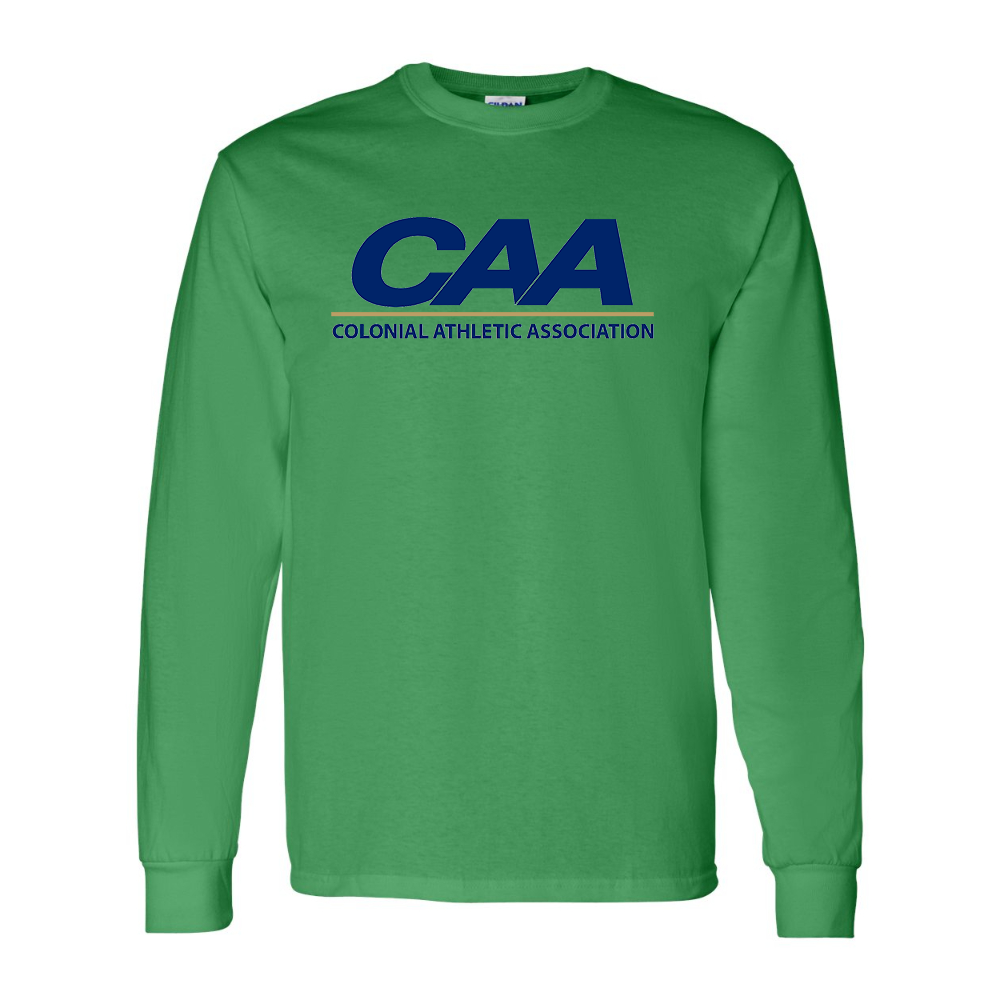 Men's Colonial Athletic Association Gildan Heavy Cotton Long Sleeve T-Shirt