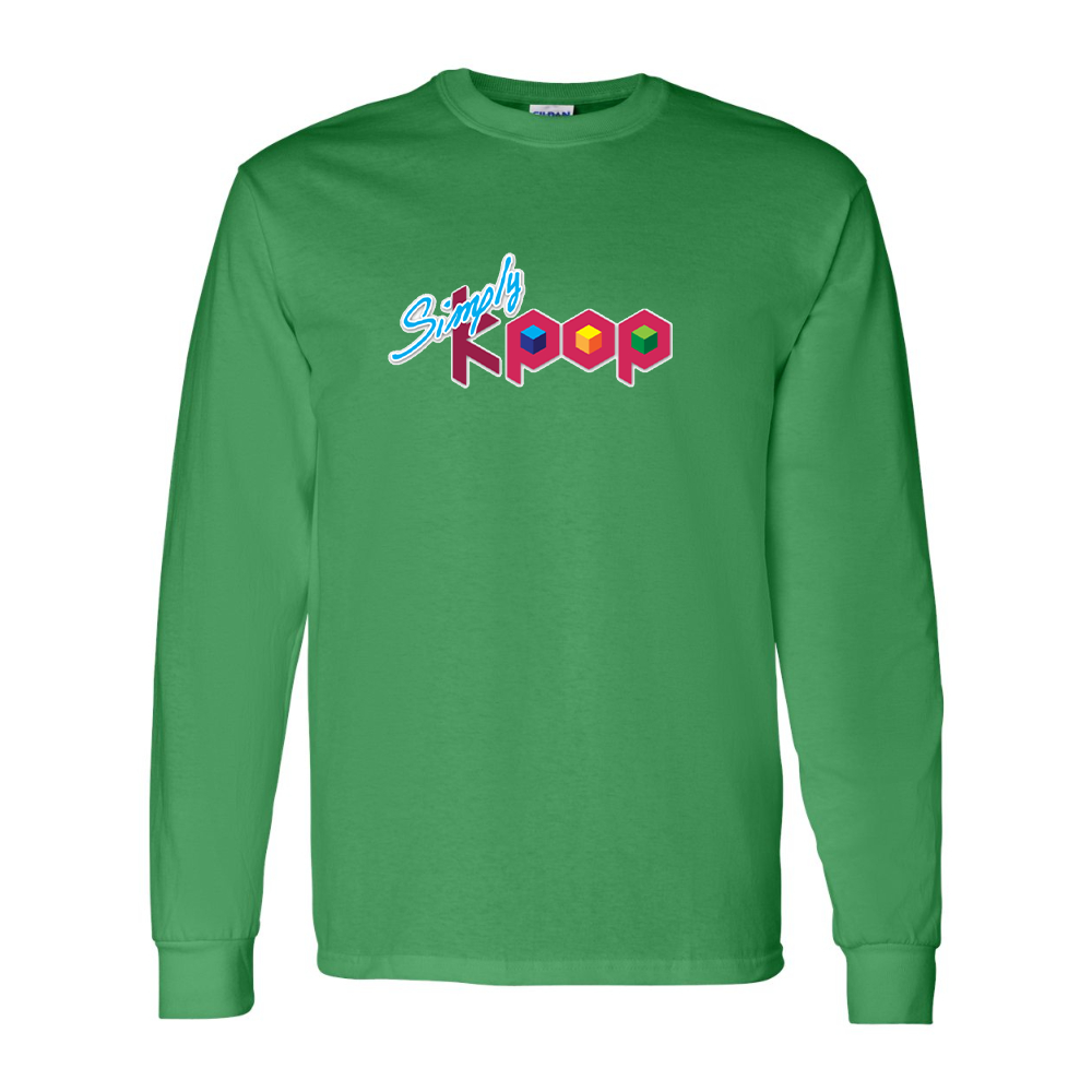 Men's  Simply Kpop  Gildan Heavy Cotton Long Sleeve T-Shirt