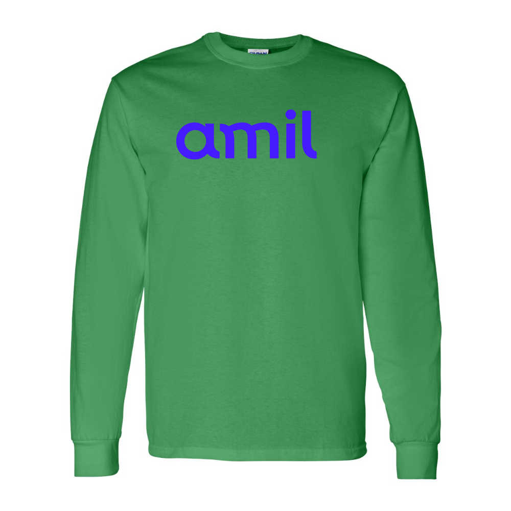 Men's Amil Gildan Heavy Cotton Long Sleeve T-Shirt