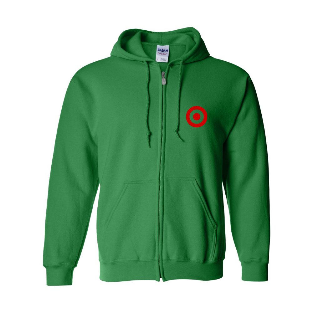 Men's Target Gildan  Heavy Blend Full Zip Hooded Sweatshirt