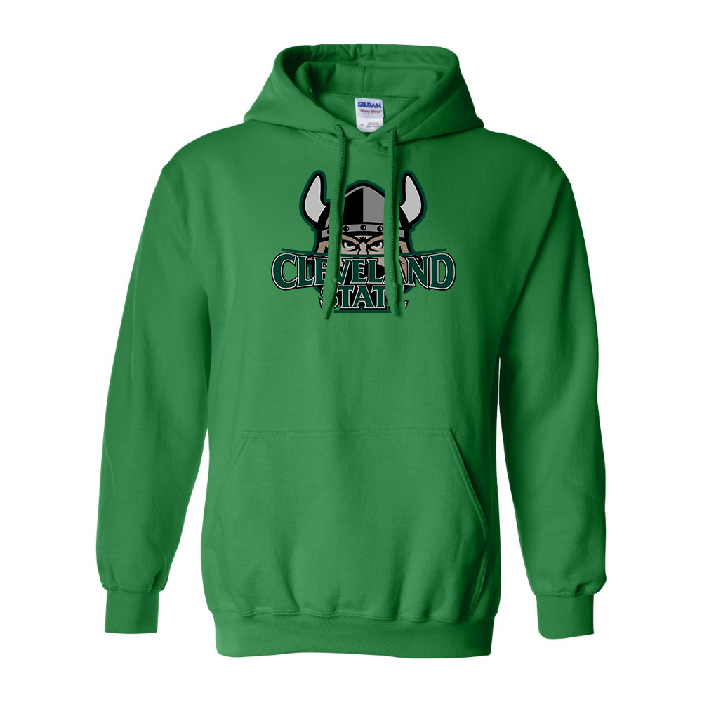 Men's Cleveland State Vikings  Gildan  Heavy Blend Hooded Sweatshirt