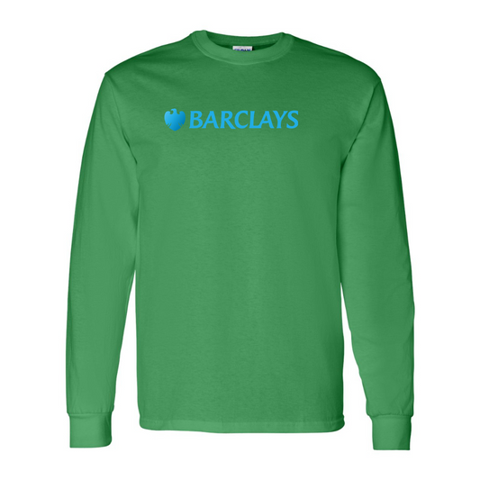 Men's  Barclays Gildan Heavy Cotton Long Sleeve T-Shirt