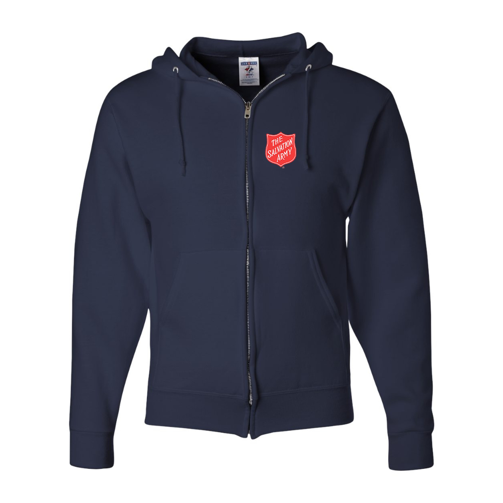 Men's The Salvation Army   JERZEES NuBlend Full-Zip Hooded Sweatshirt