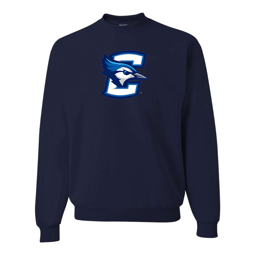 Men's  Creighton Bluejays JERZEES NuBlend Crewneck Sweatshirt