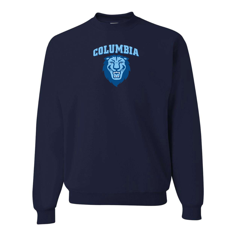 Men's  Columbia Lions JERZEES NuBlend Crewneck Sweatshirt
