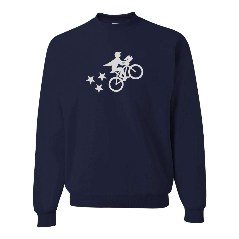 Men's  Postmates Bike JERZEES NuBlend Crewneck Sweatshirt