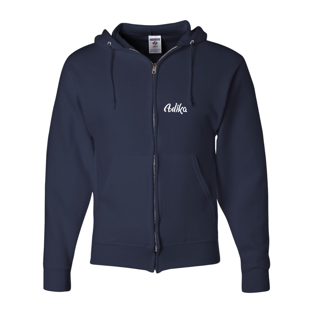 Men's Adika JERZEES NuBlend Full-Zip Hooded Sweatshirt
