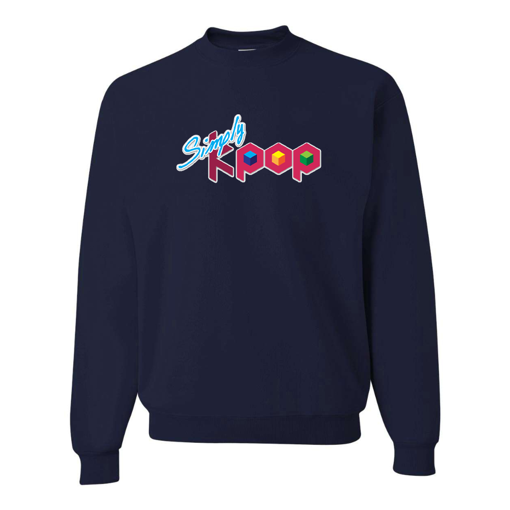 Men's  Simply Kpop JERZEES NuBlend Crewneck Sweatshirt