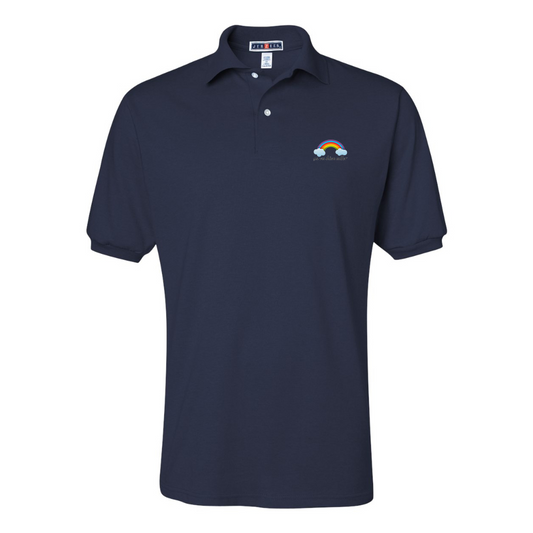 Men's Ça va bien aller JERZEES  SpotShield polo