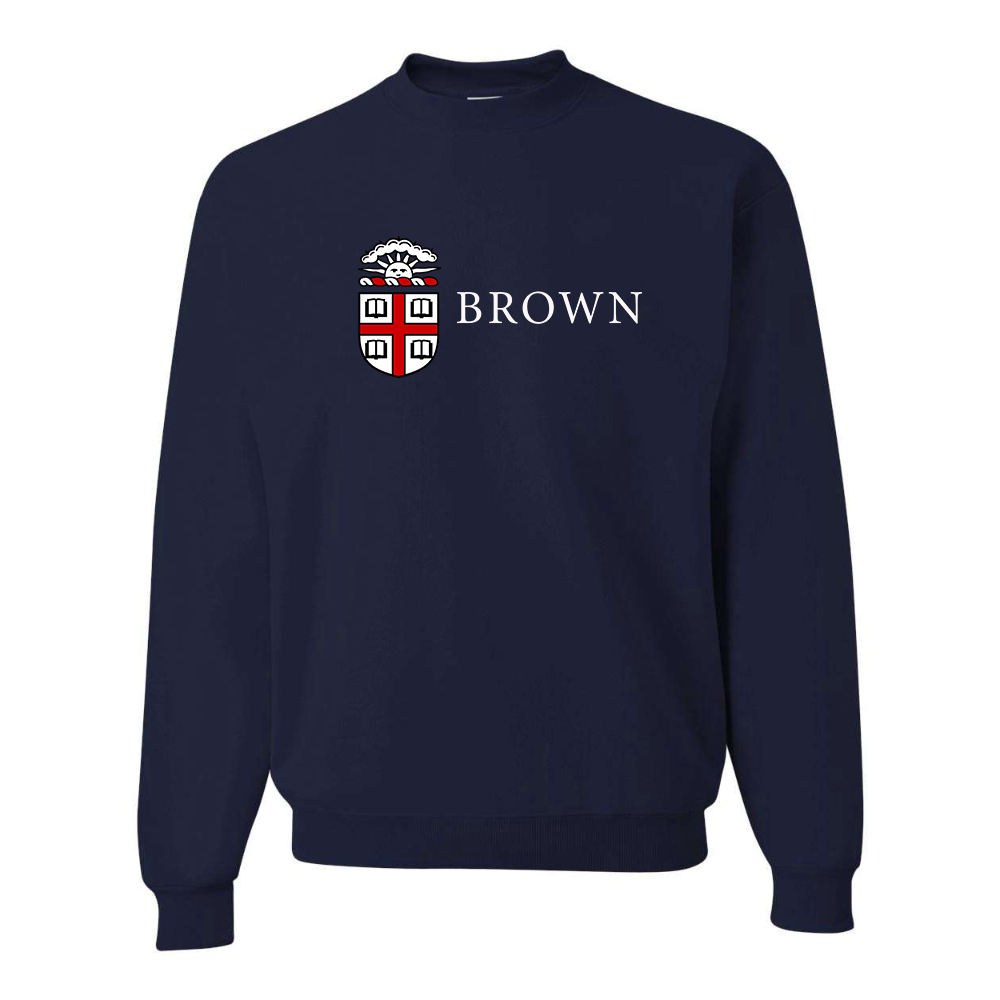 Men's Brown University JERZEES NuBlend Crewneck Sweatshirt
