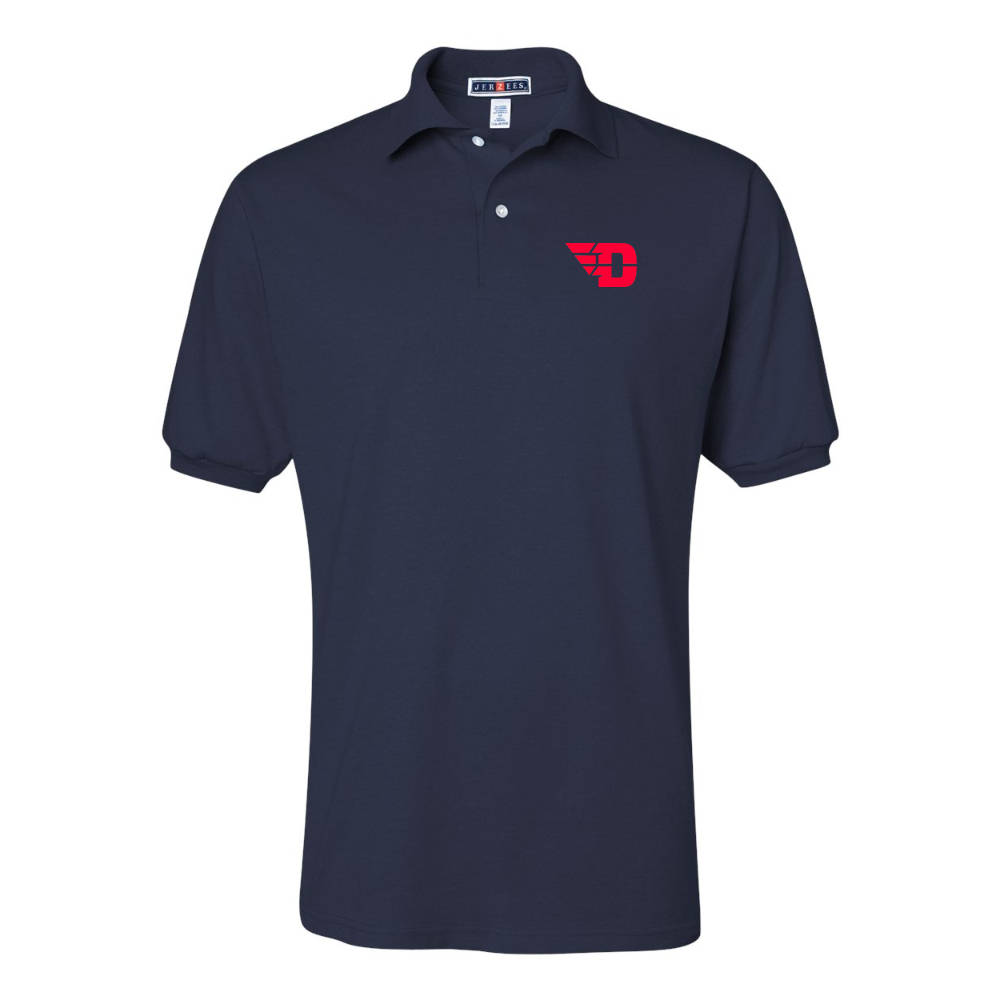 Men's Dayton Flyers JERZEES  SpotShield polo