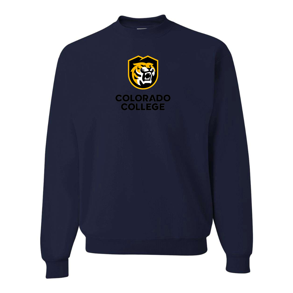 Men's  Colorado College Tigers JERZEES NuBlend Crewneck Sweatshirt