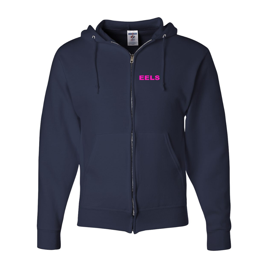Men's Eels JERZEES NuBlend Full-Zip Hooded Sweatshirt