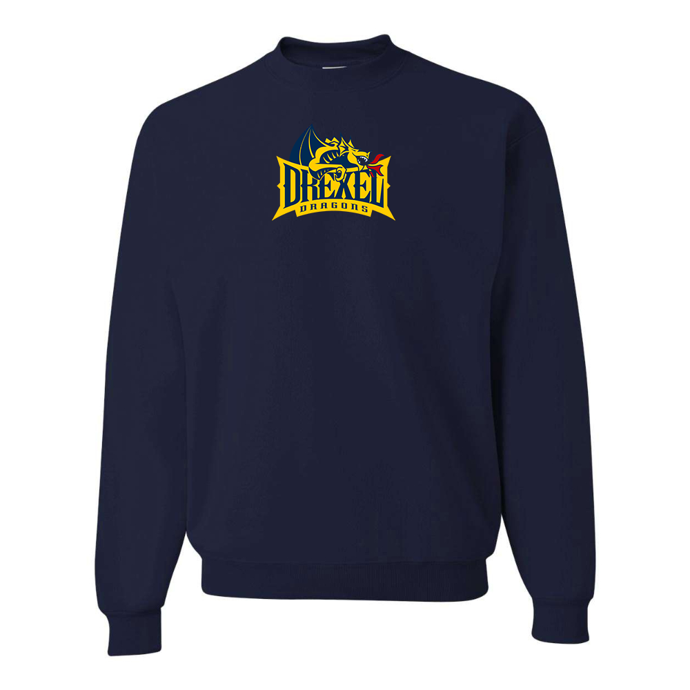 Men's  Drexel Dragons JERZEES NuBlend Crewneck Sweatshirt