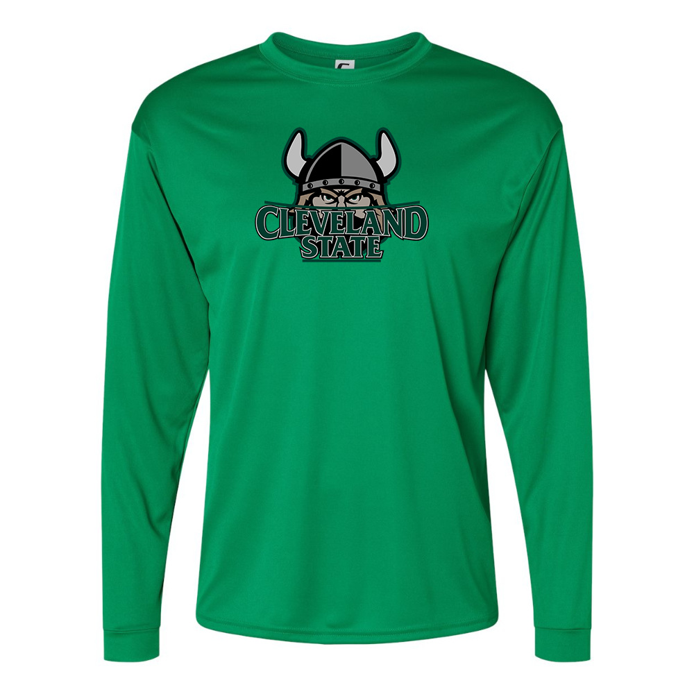 Men's  Cleveland State Vikings Performance Long Sleeve T-Shirt