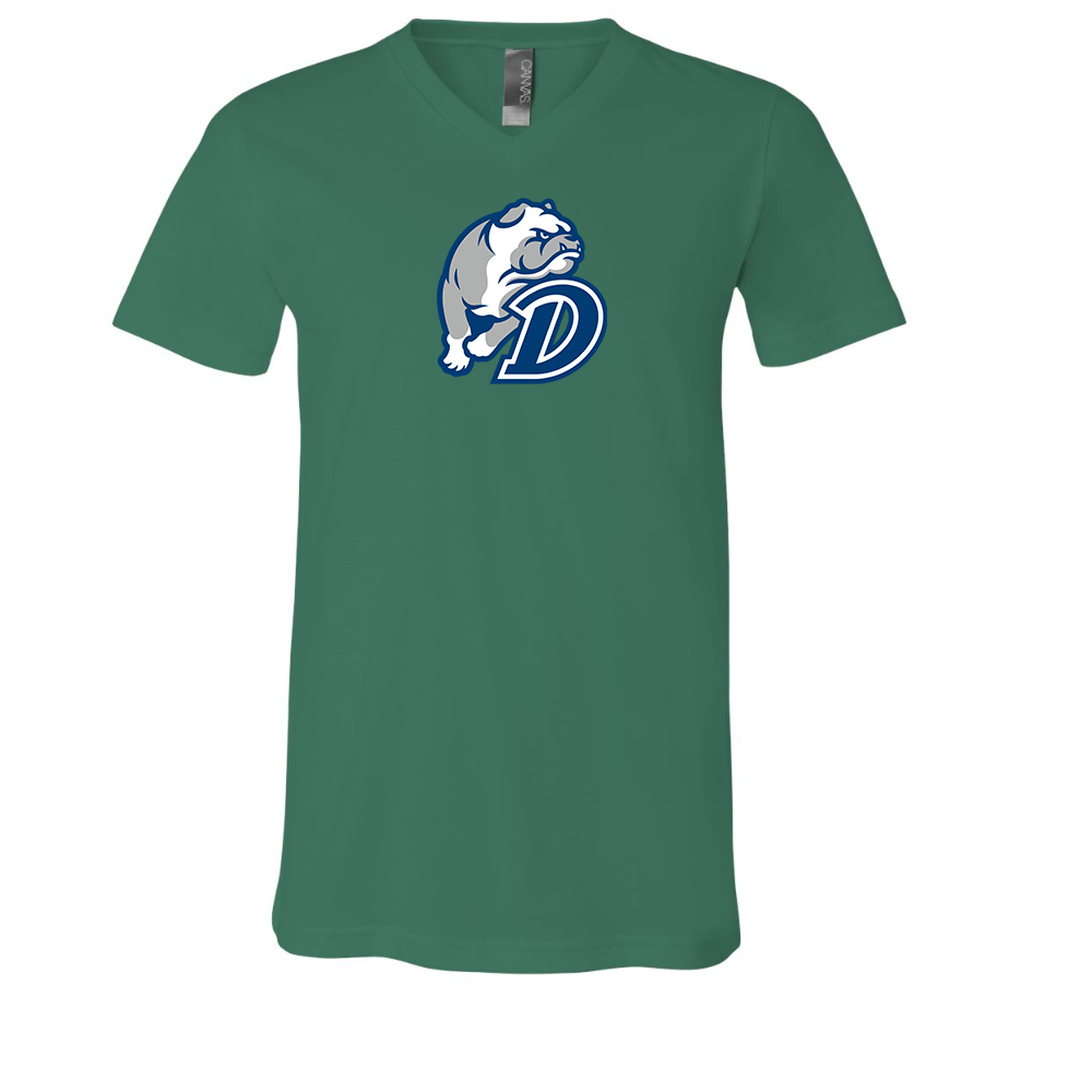Drake Bulldogs BELLA  CANVAS - Jersey V-Neck T-Shirt