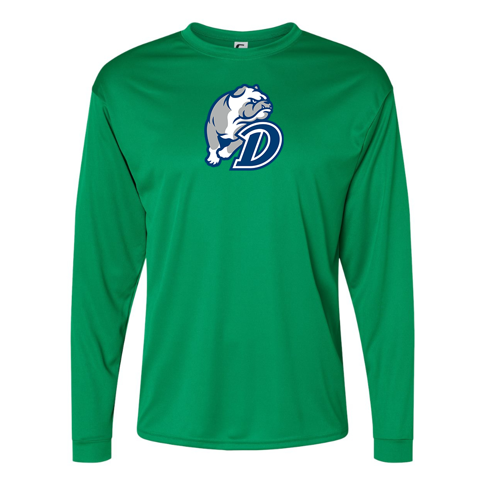 Men's Drake Bulldogs Performance Long Sleeve T-Shirt
