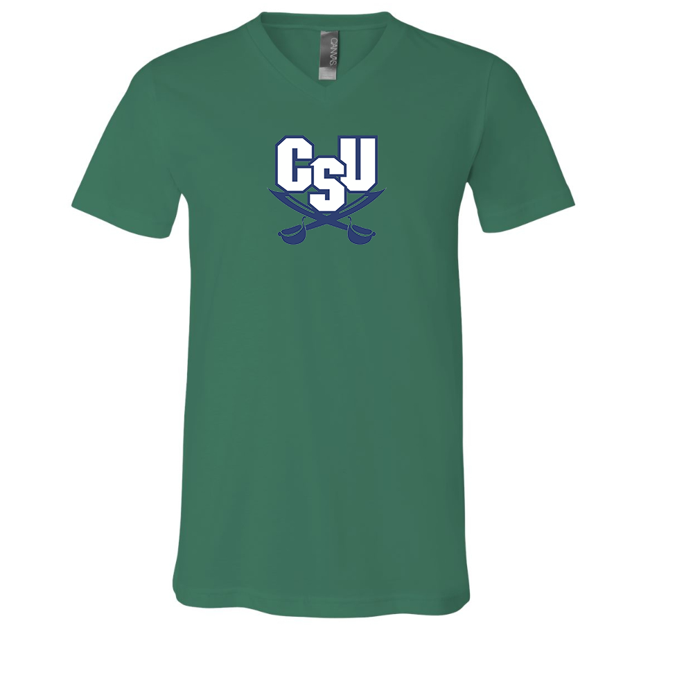 CSU Buccaneers   BELLA  CANVAS - Jersey V-Neck T-Shirt