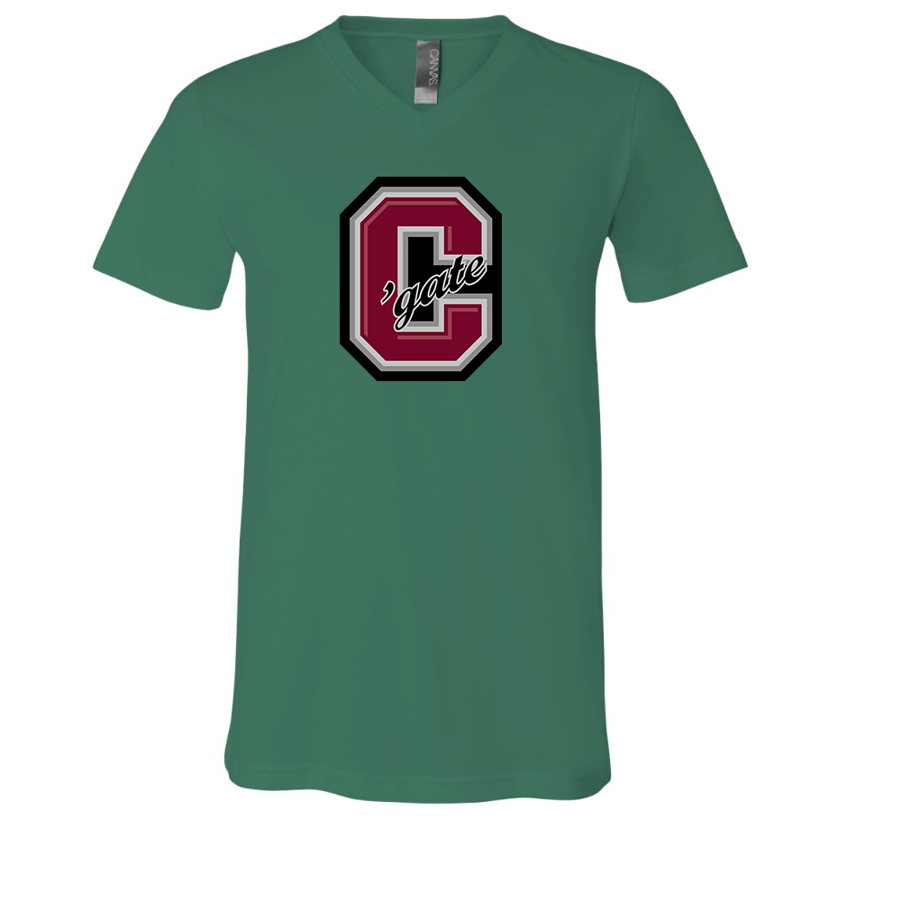 Colgate Raiders BELLA  CANVAS - Jersey V-Neck T-Shirt