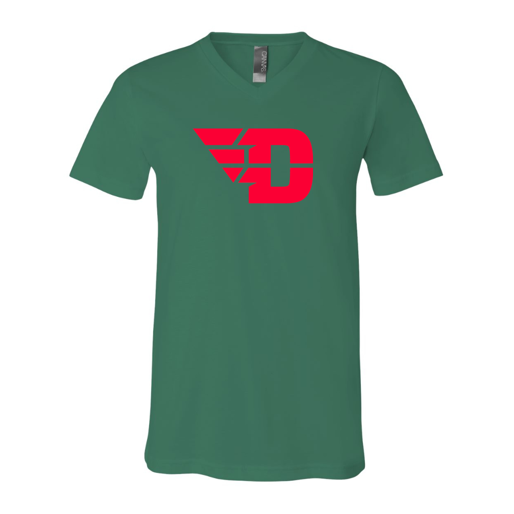 Dayton Flyers  BELLA  CANVAS - Jersey V-Neck T-Shirt