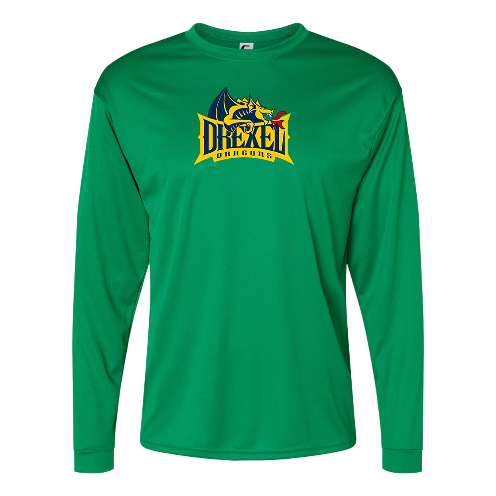 Men's Drexel Dragons Performance Long Sleeve T-Shirt