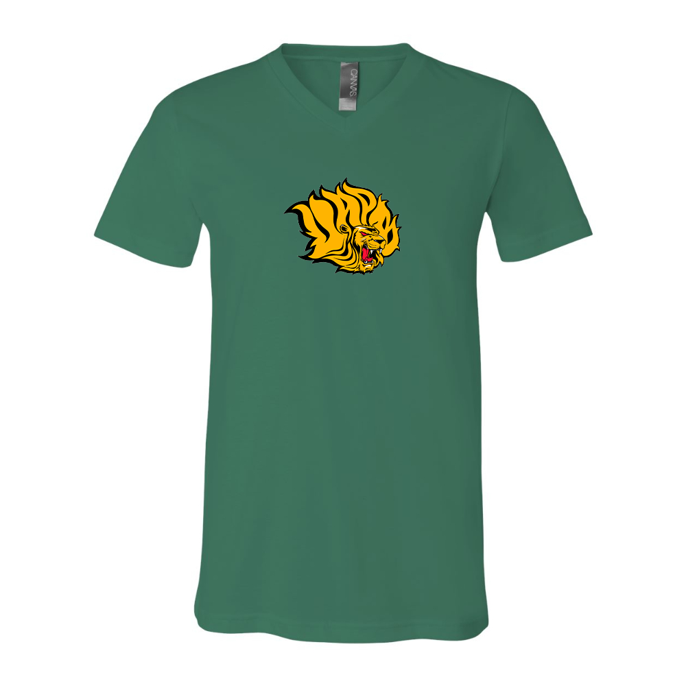 Arkansas PB Golden Lions  BELLA  CANVAS - Jersey V-Neck T-Shirt