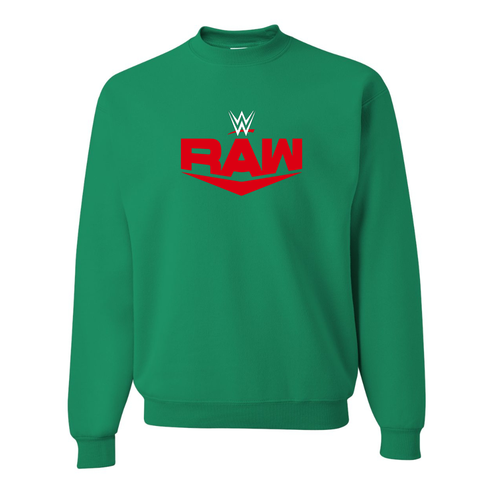 Men's  WWE Raw JERZEES NuBlend Crewneck Sweatshirt