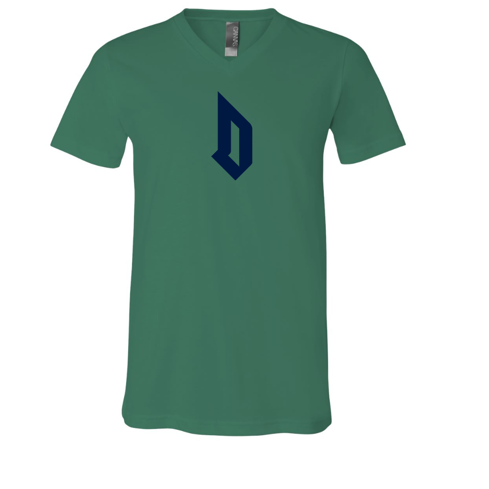Duquesne Dukes BELLA  CANVAS - Jersey V-Neck T-Shirt