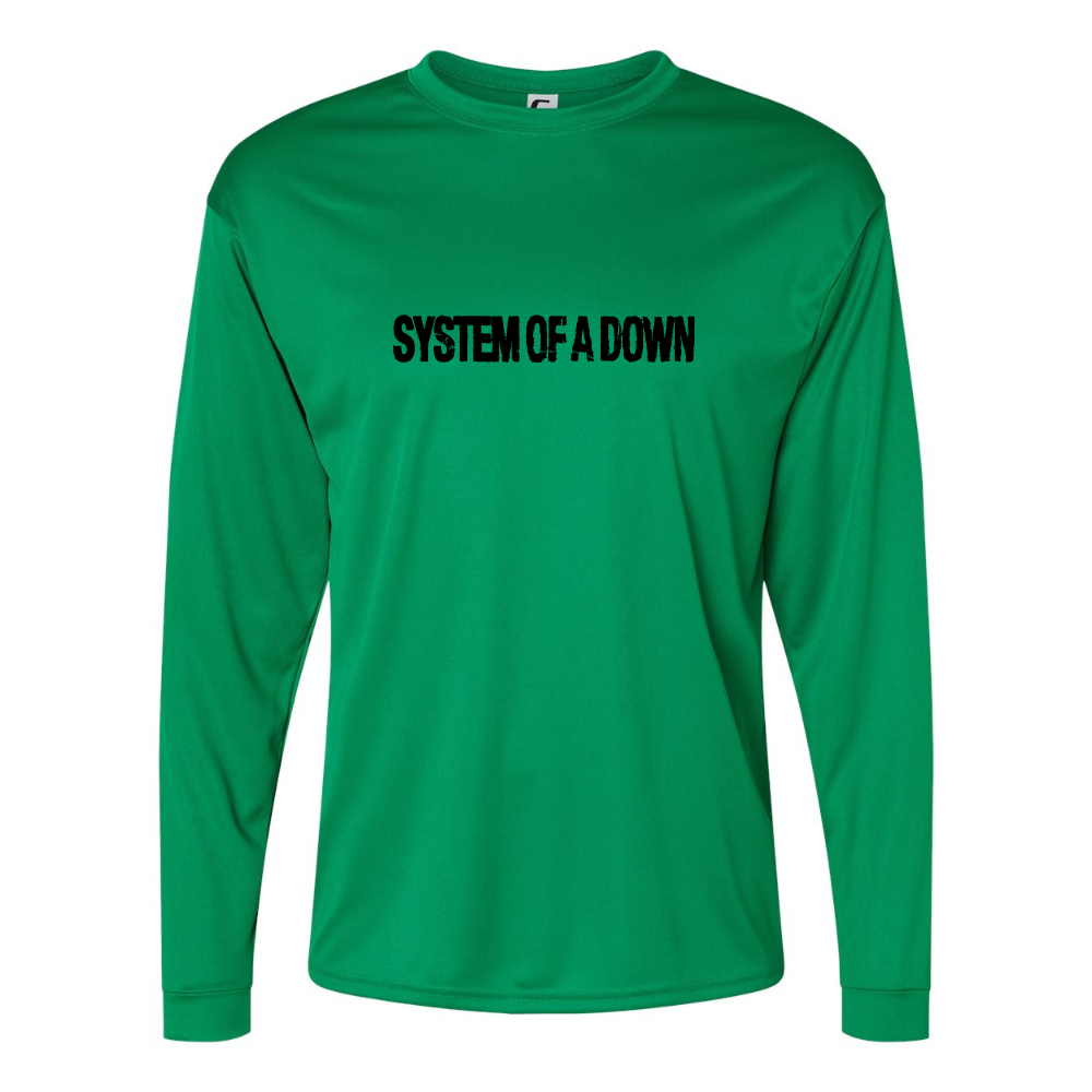 Men's System Of A Down Performance Long Sleeve T-Shirt