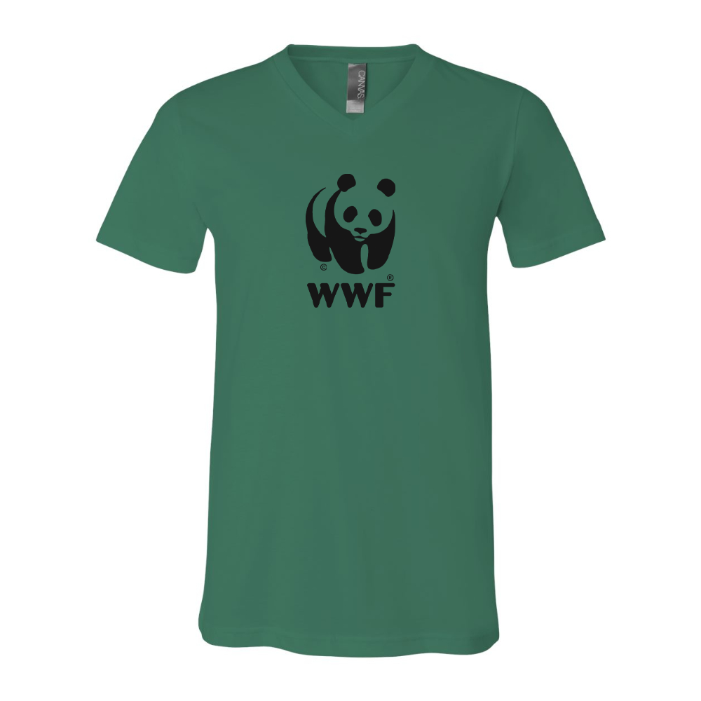 WWF BELLA  CANVAS - Jersey V-Neck T-Shirt