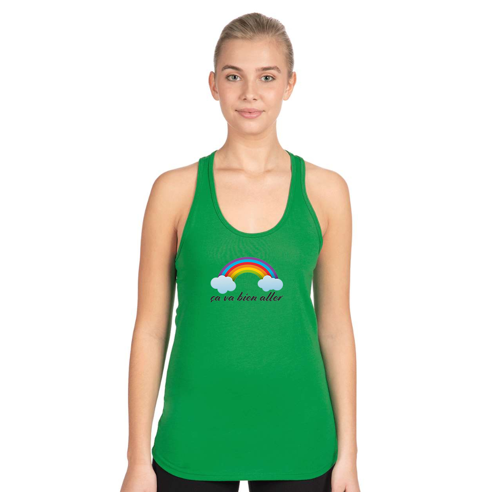 Women's Ça va bien aller Next Level Ideal Racerback Tank