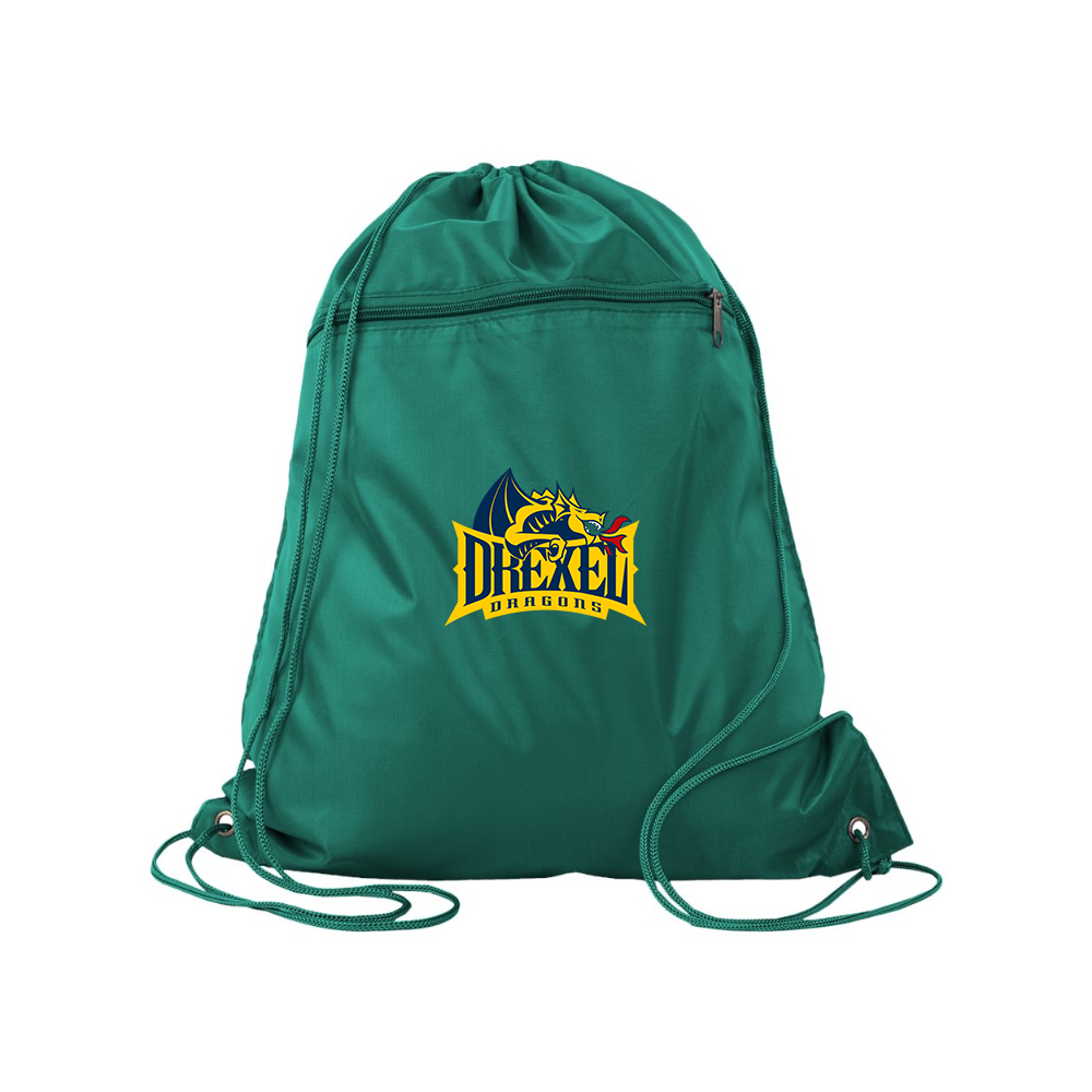 Drexel Dragons Q-Tees - Polyester Cinchpack