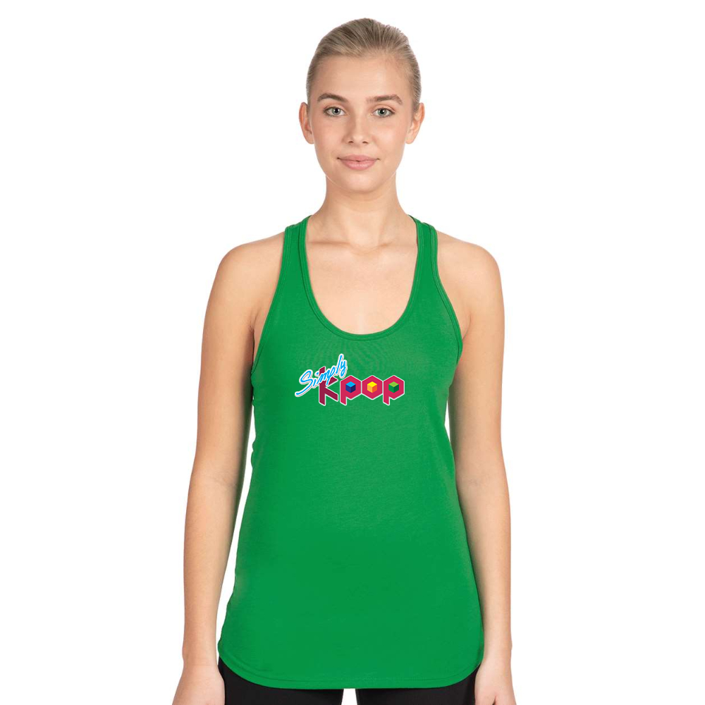Women's  Simply Kpop Next Level Ideal Racerback Tank
