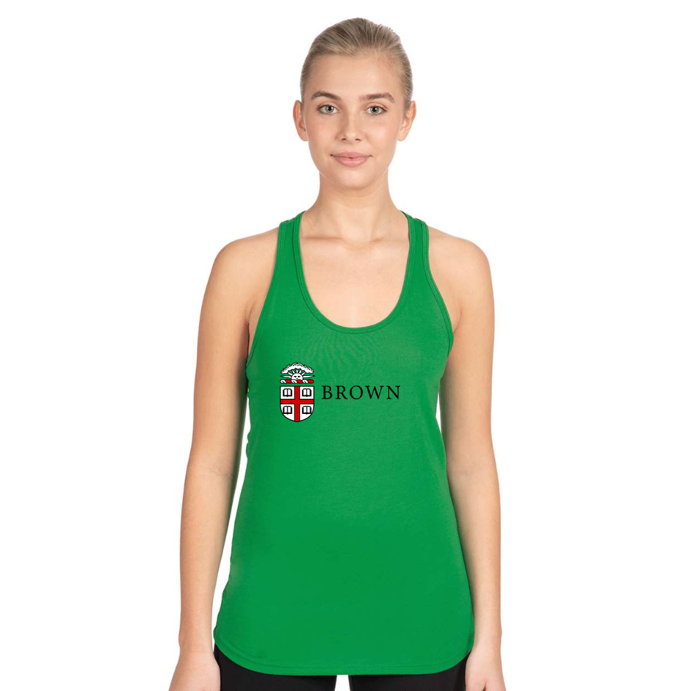 Women's Brown University  Next Level Ideal Racerback Tank