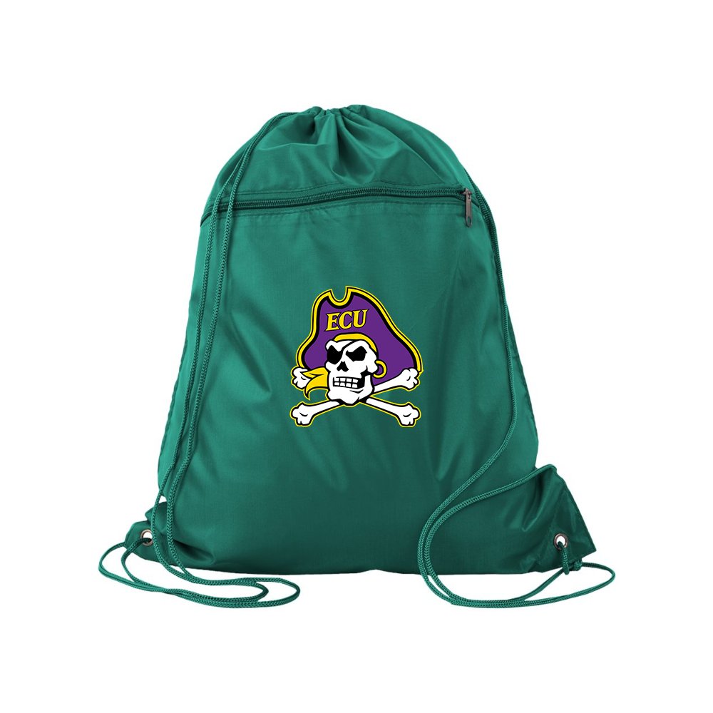 East Carolina Pirates  Q-Tees - Polyester Cinchpack