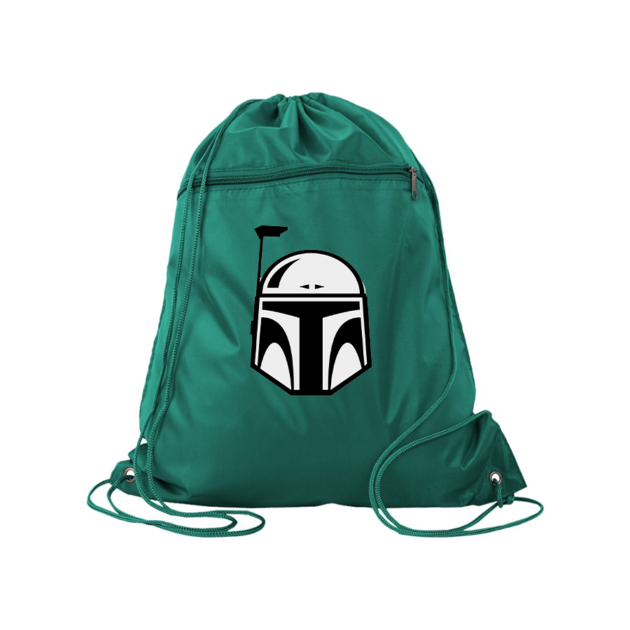 Star Wars Boba Fett Helmet Q-Tees - Polyester Cinchpack