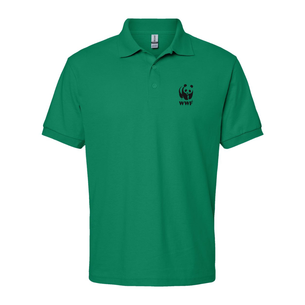 Men's  WWF    Dry Blend Jersey Polo