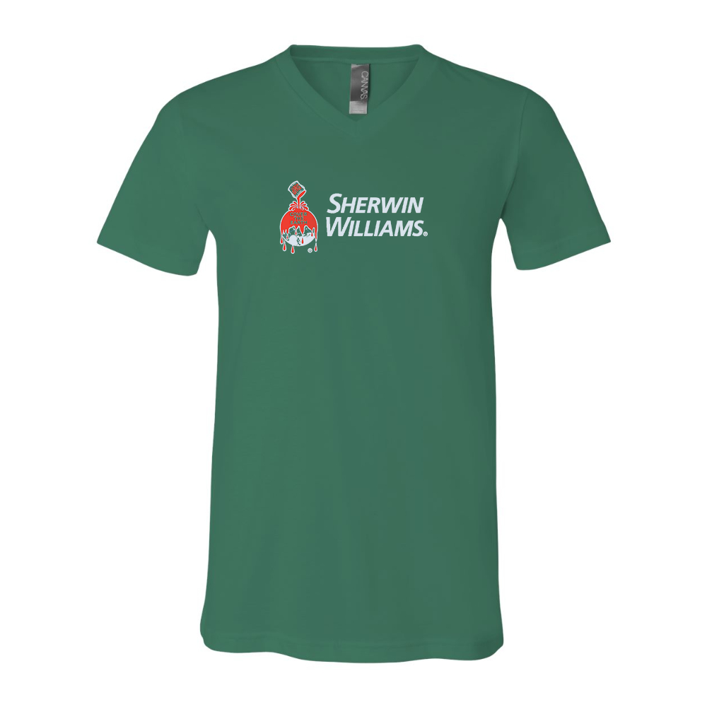 Sherwin Williams BELLA  CANVAS - Jersey V-Neck T-Shirt