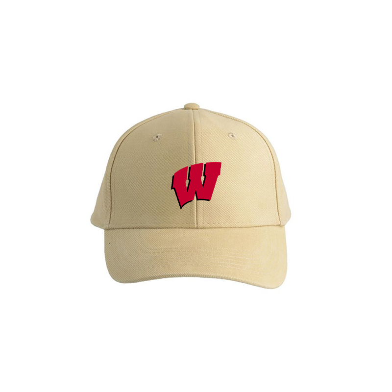 Wisconsin Badgers Logo  Dad Baseball Cap Hat