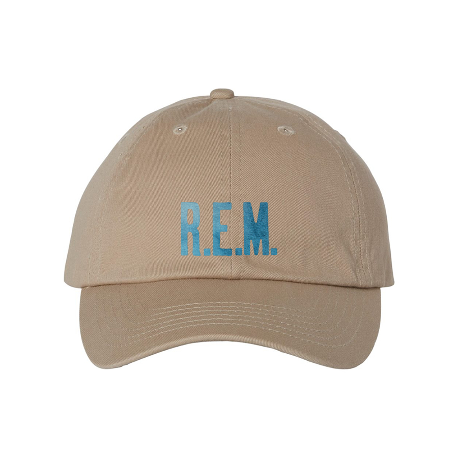 R.E.M. Blue  Valucap Adult Bio-Washed Classic Dad Hat