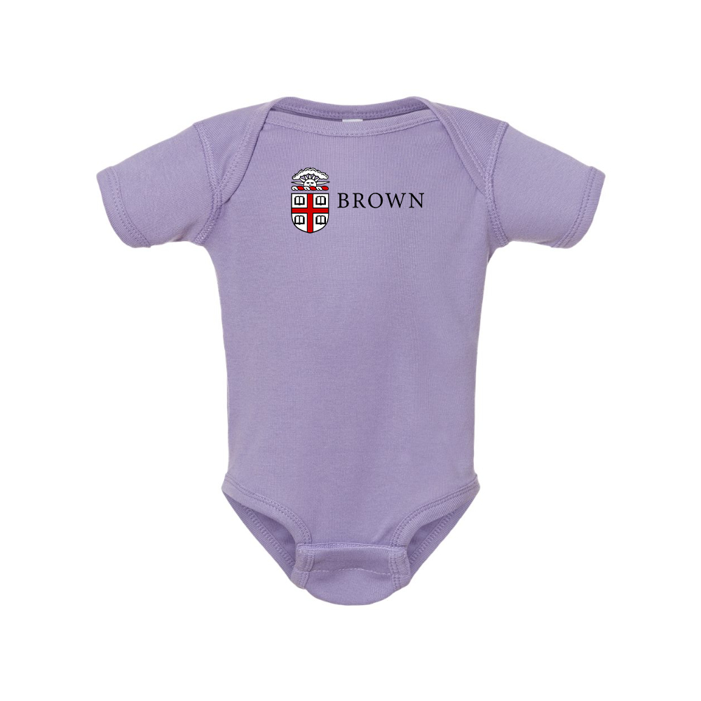 Brown University Rabbit Skins Infant Baby Rib Bodysuit