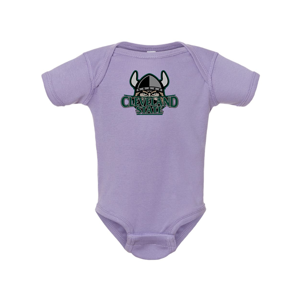 Cleveland State Vikings  Rabbit Skins Infant Baby Rib Bodysuit