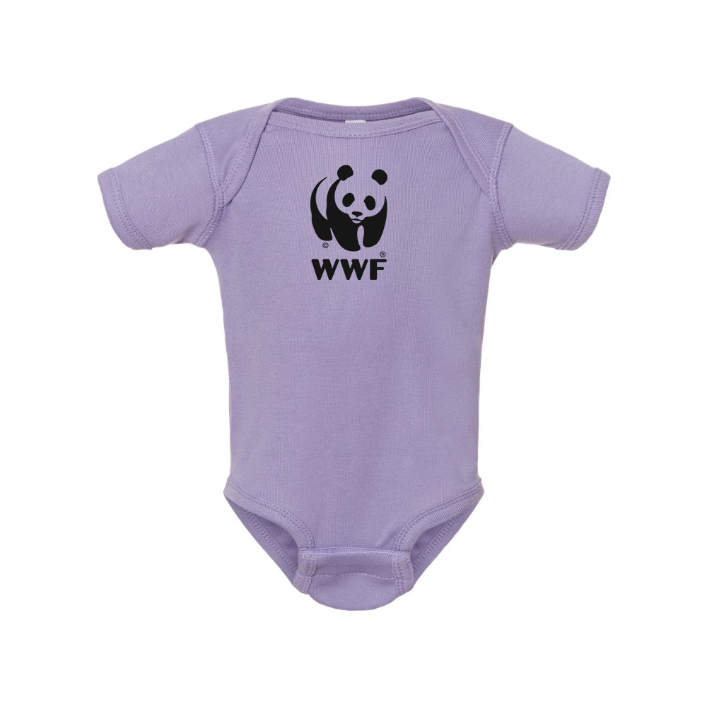 WWF  Rabbit Skins Infant Baby Rib Bodysuit